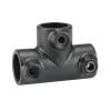 KOPPELSTUK ZWART Ø 28MM T-STUK