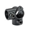 KOPPELSTUK ZWART Ø 42MM HOEK/KRUIS