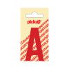 PLAKLETTER NOBEL 60 MM ROOD A