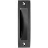 SCHUIFDEURKOM 120X40 MM, RECHT ZWART