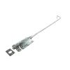 STAARTGRENDEL LICHT 800MM GEGALVANISEERD