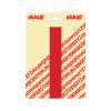 PLAKLETTER NOBEL 150 MM ROOD I
