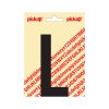 PLAKLETTER NOBEL 120 MM ZWART L