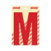 PLAKLETTER NOBEL 150 MM ROOD M