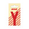 PLAKLETTER NOBEL 60 MM ROOD Y