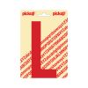 PLAKLETTER NOBEL 150 MM ROOD L