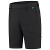 WERKBROEK FITTED STRETCH KORT RE2050 502703 BLACK MAAT 46