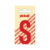 PLAKLETTER NOBEL 60 MM ROOD S