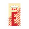 PLAKLETTER NOBEL 60 MM ROOD E