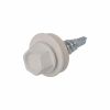 DAK&GEVEL PROFIELPLAATSCHROEF 4,9X20 RAL 9010 WIT DOOS á 50