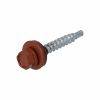 DAK&GEVEL PROFIELPLAATSCHROEF 4,9X20 RAL 8004 TEGELROOD DOOS á 50