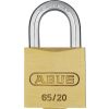 HANGSLOT ABUS  CILINDER MESSING 65/20