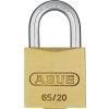 HANGSLOT ABUS  CILINDER MESSING 65/20