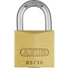 HANGSLOT ABUS GELIJKSLUITEND  CILINDER MESSING 65/30 KA 0304