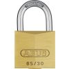 HANGSLOT ABUS GELIJKSLUITEND  CILINDER MESSING 65/30 KA 0304