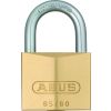 HANGSLOT ABUS GELIJKSLUITEND CILINDER MESSING 65/50 KA 6502