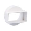 NEDCO VENTILATIE KANALENSYSTEEM OVERGANGSSTUK RECHT ›100-110X54MM KORT