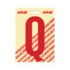 PLAKLETTER NOBEL 120 MM ROOD Q
