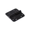 KOGELSTIFTPAUMELLE 89X89MM DIN LINKS RVS SKG****R   ZWART