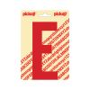 PLAKLETTER NOBEL 150 MM ROOD E