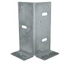 PAALHOUDER TYPE A 70X70X2,5MM THERM.VERZINKT