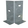 PAALHOUDER TYPE A 90X90X2,5MM THERM.VERZINKT