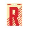 PLAKLETTER NOBEL 150 MM ROOD R