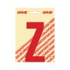 PLAKLETTER NOBEL 120 MM ROOD Z