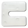 UITVULPLAAT / DISCOPLAAT KUNSTSTOF WIT 1 MM DOOS A 480 STUKS