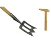 SPORK SCHOFFEL 10CM + SCHOFFELSTEEL 170CM - DE WIT