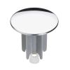 AFVOERPLUG IN KEGELVORM 63,5MM VERCHROOMD [TEC317411]