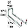 GEREEDSCHAPSHAAK OPHANGHAAK M:120X175X90 28 [DY222025]