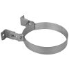 CONVESA KACHELPIJP DUBBELWANDIG RVS Ø 80 MM MUURBEUGEL 50-80 MM