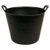 PLASTIC EMMER FLEXTUB 25 LTR ZWART