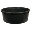 PLASTIC KUIP ZWART ROND  150 LTR 88X32 CM
