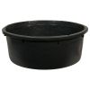 PLASTIC KUIP ZWART ROND  150 LTR 88X32 CM