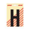 PLAKLETTER NOBEL 120 MM ZWART H