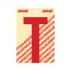 PLAKLETTER NOBEL 150 MM ROOD T