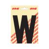 PLAKLETTER NOBEL 120 MM ZWART W