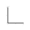 ALUMINIUM BLANK HOEK 100X100X3MM
