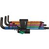 WERA INBUS-STIFTSLEUTELSET HEX-PLUS KOGELKOP MULTICOLOUR BLACKLASER 9-DELIG 950/9