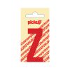 PLAKLETTER NOBEL 60 MM ROOD Z