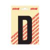 PLAKLETTER NOBEL 120 MM ZWART D