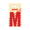 PLAKLETTER NOBEL 60 MM ROOD M