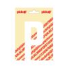 PLAKLETTER NOBEL 120MM WIT P