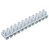 KROONSTRIP 4MM2 WIT KEMA 12 POLEN