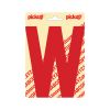 PLAKLETTER NOBEL 150 MM ROOD W