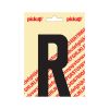 PLAKLETTER NOBEL 120 MM ZWART R