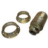 LAMPHOUDER FITTING  E14 MESSING MET 2 RINGEN