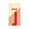 PLAKLETTER NOBEL 60 MM ROOD J